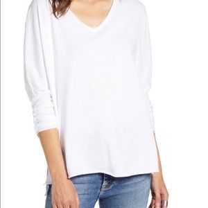 Frank and Eileen long sleeve v neck tee.